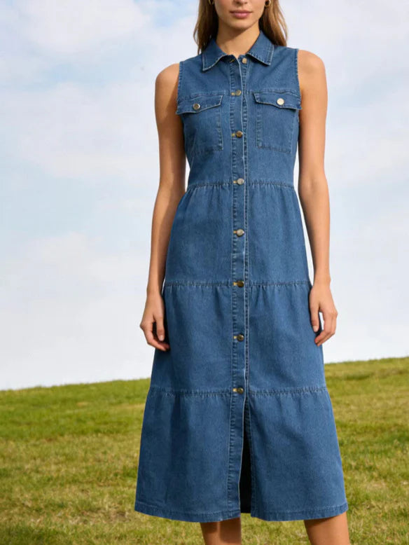Robe Longue Denim