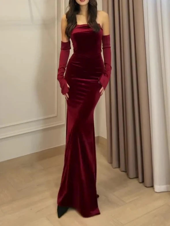 Robe Longue Velours